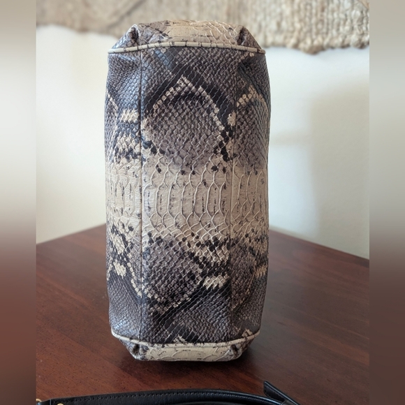 Coach Women's Minetta Multicolor Snakeskin Leather Crossbody - Picture 7 of 17